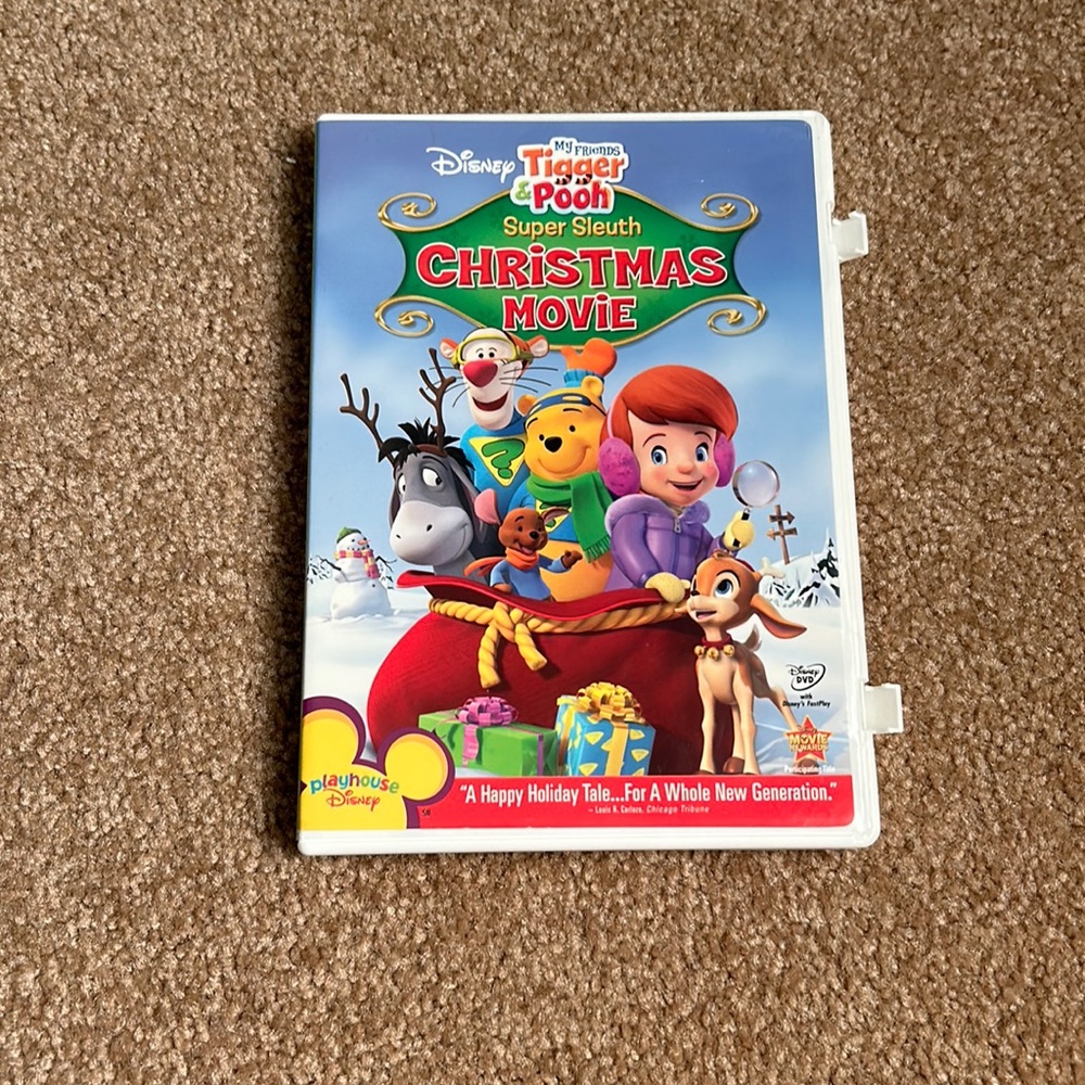 Disney’s my friends, Tigger and Pooh super sleuth Christmas movie DVD